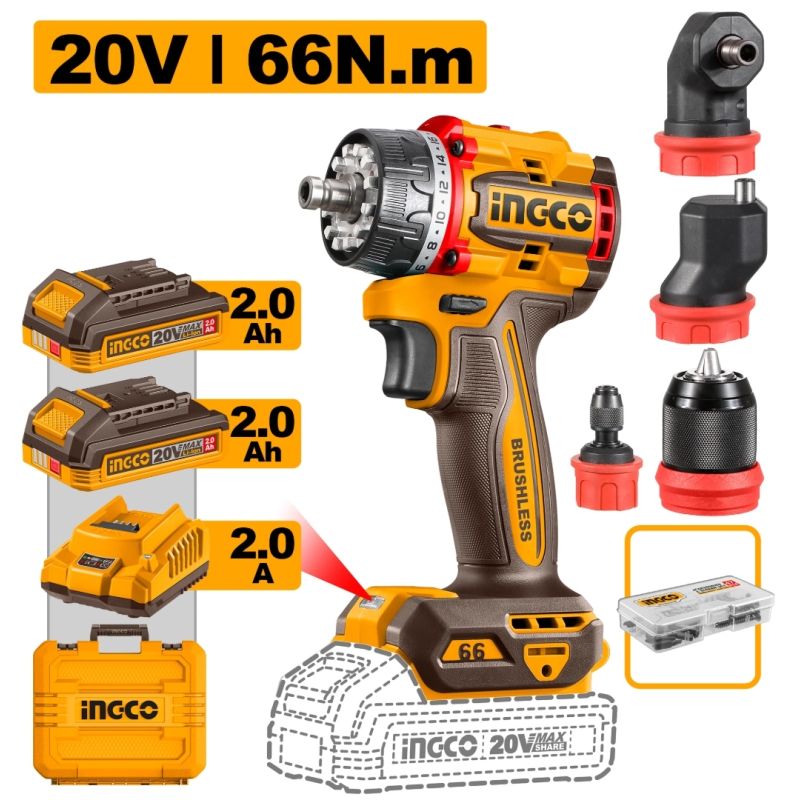 CDLI206686E - Taladro atornillador multicabezal sin escobillas