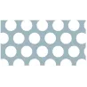 Chapa perforada con perforaciones redondas