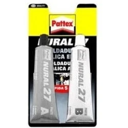 Nural 21 para soldadura metálica en frío. Adhesivo para metal Pattex.