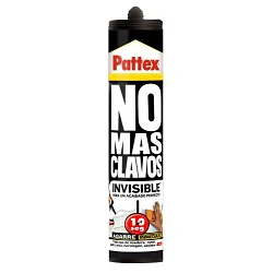 Pegamento Pattex No Más Clavos Invisible en cartucho. Tienda Pattex.