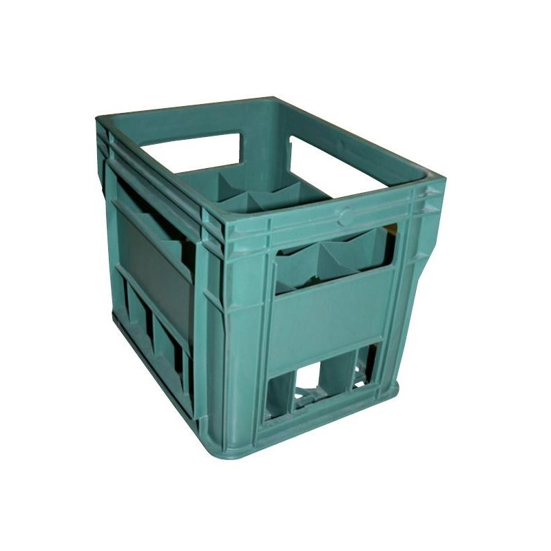 Caja de sidra de plástico para botellas. Venta online.