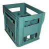 Caja de sidra de plástico para 12 botellas.