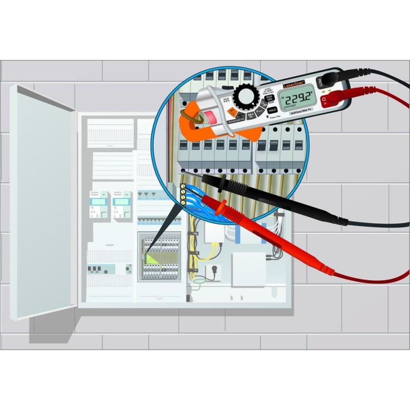 Pinza amperimétrica MultiClamp-Meter Pro