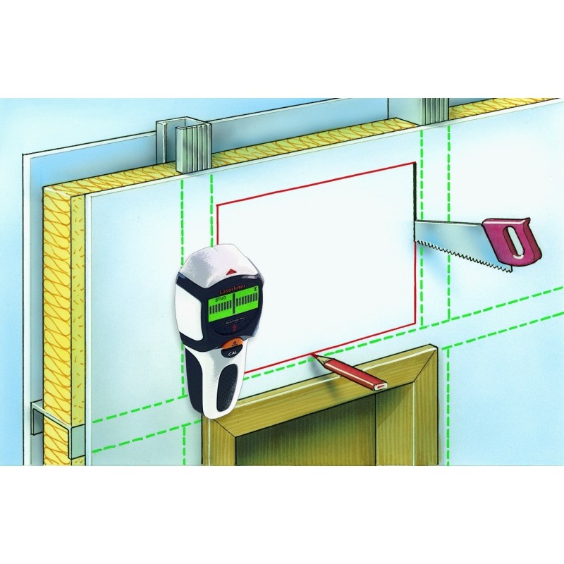 Detector de metal, madera y cobre MultiFinder Plus