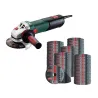 Pack amoladora Metabo WE 17-125 Quick más 100 discos Novorapid