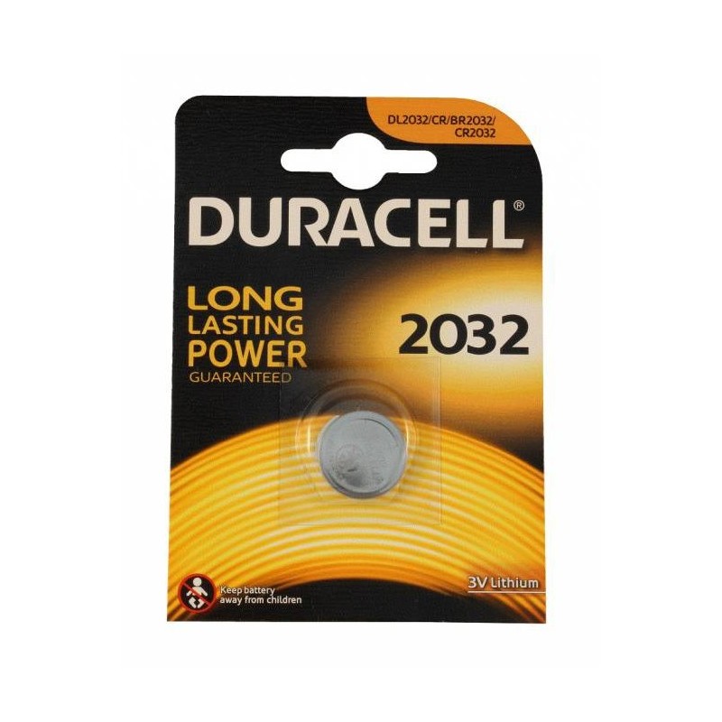 Pila de botón de litio Duracell CR2032 de 3V