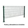Panel plegado verde RAL 6005