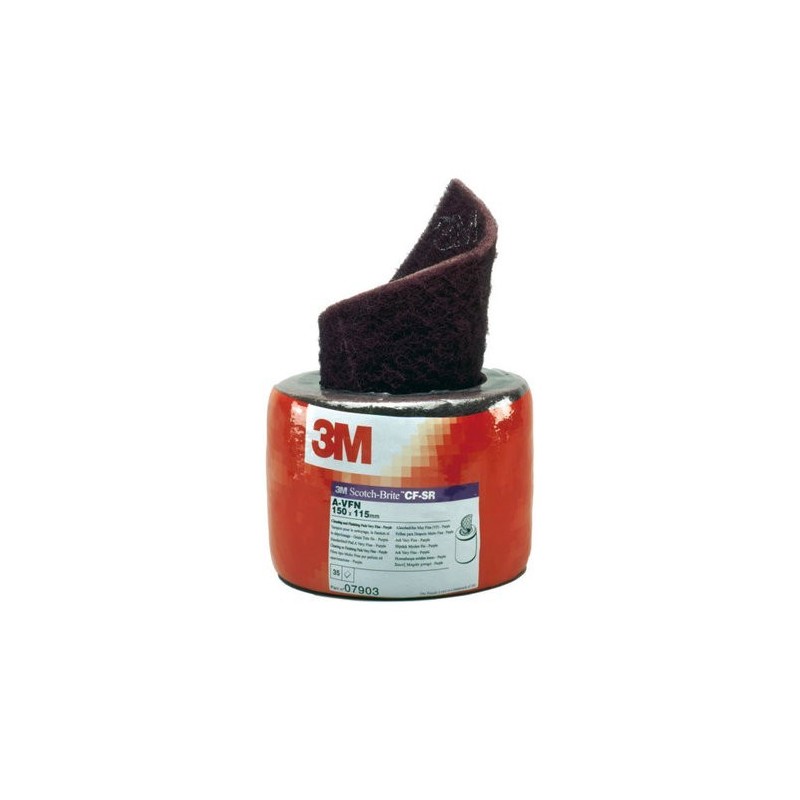 Rollo de lija precortada grano muy fino Scotch-Brite Rollo de lija precortada grano muy fino Scotch-Brite