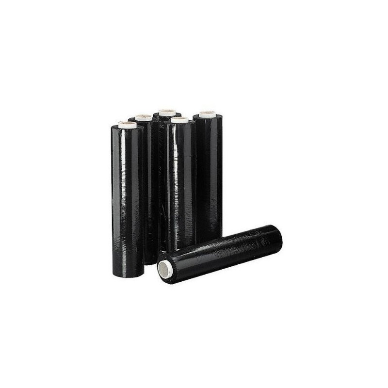 Film extensible negro 23 micras 500 mm