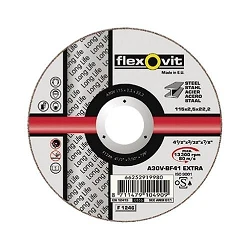 Disco de corte para hierro y acero Flexovit Long Life