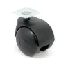 Rueda giratoria de polipropileno con platina