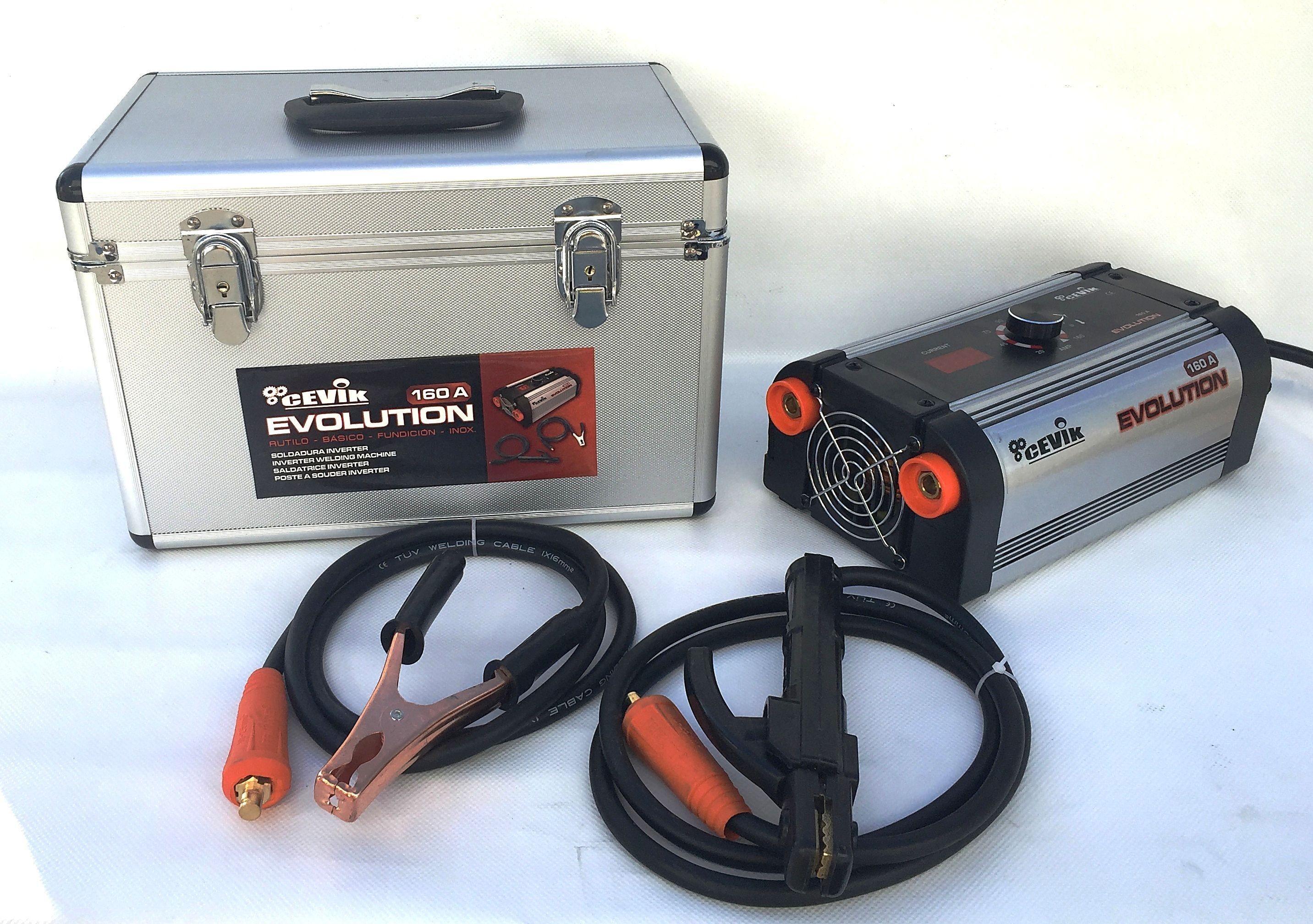 Equipo de soldadura Inverter Evolution 20+ 160 A. Tienda de soldadura