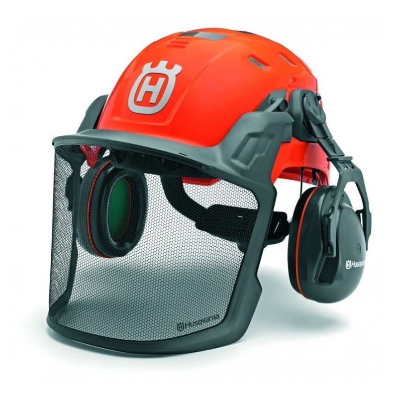 Kit Forestal Technical con casco, orejeras y pantalla