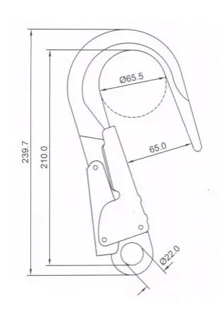 Mosqueton aluminio 984