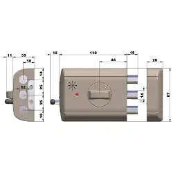Cerrojo electrónico Supra Tronik 4940TK