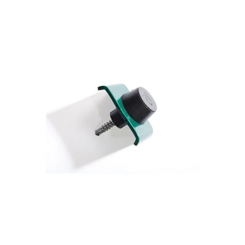 Grapa para fijación de panel a poste 60x60. Pack de 2