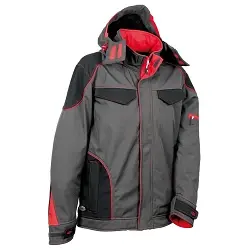 Cazadora softshell Tecka Gris/Negra/Roja
