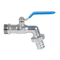 Grifo esfera curvo con boquilla 3/4-1''