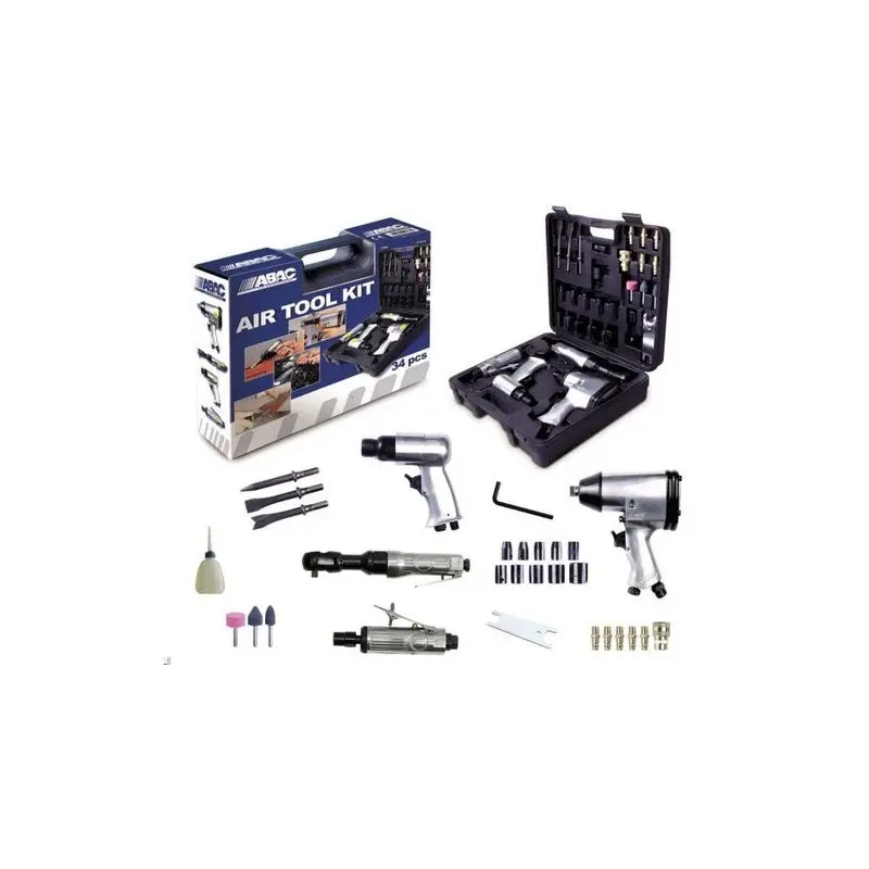 Kit herramientas neumáticas Air Tool 34 piezas