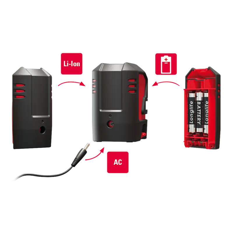 Láser verde de puntos y líneas cruzadas multifuncional Leica Lino L2P5G