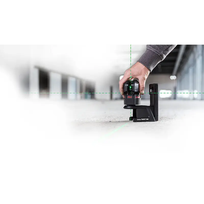 Láser verde de puntos y líneas cruzadas multifuncional Leica Lino L2P5G