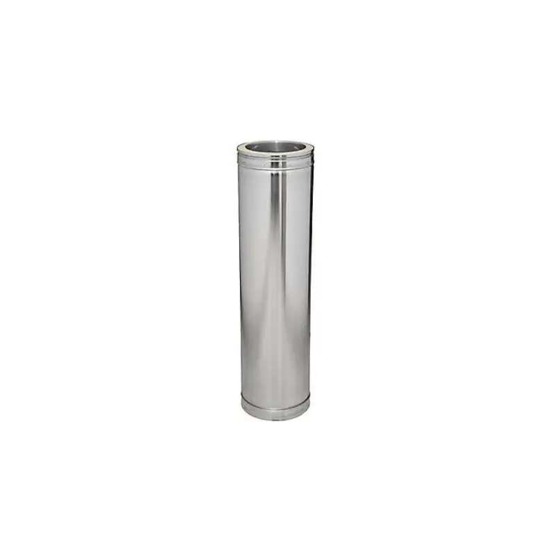 Tubo de estufa inoxidable 940 mm Ø80