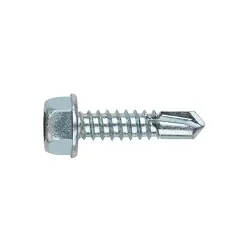 Tornillo autotaladrante con arandela estampada