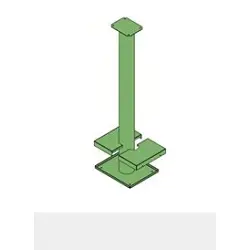 SOPORTE REDONDO 80 CM. ALTO...
