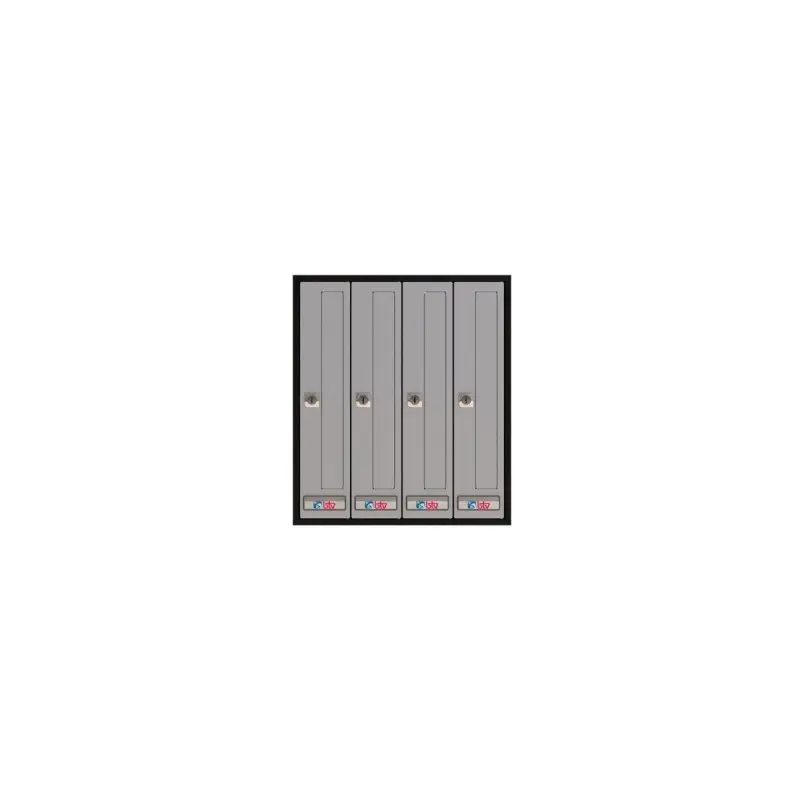 BUZON PRISMA PLATA GRUPOS DE 4