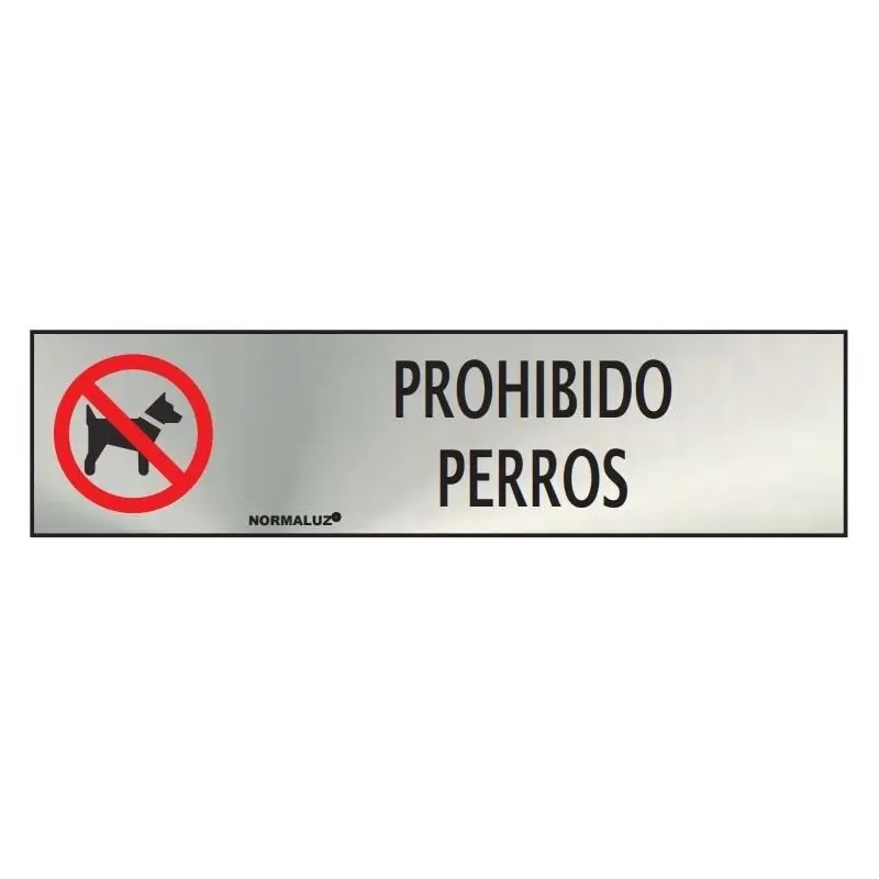 Señal de prohibido perros Señal de prohibido perros
