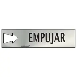 Señal de empujar para puerta
