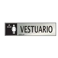 Señal de vestuario de mujer