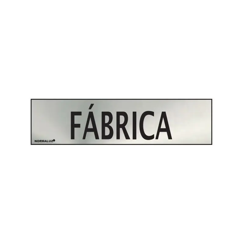 Señal de fábrica