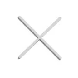 Crucetas de 1 mm. para juntas (1000 uds.)