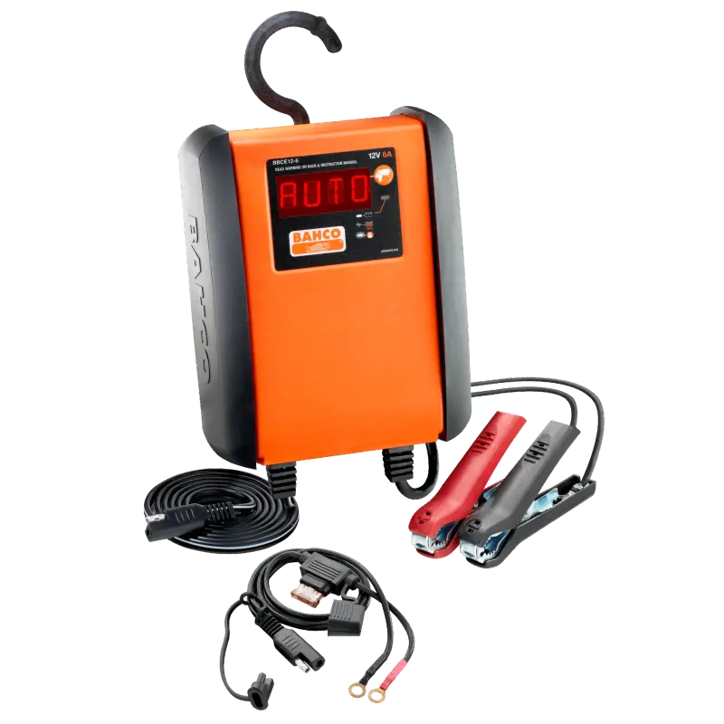 Cargador mantenedor de 6 A para baterías de 12 V