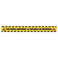 Cinta antideslizante de distancia de seguridad