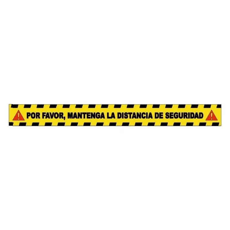 Cinta antideslizante de distancia de seguridad Cinta antideslizante de distancia de seguridad