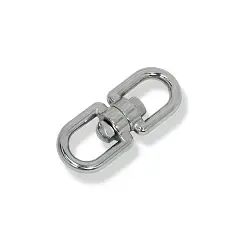 Grillete giratorio inox