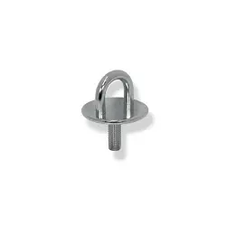 Anilla con placa y espárrago Inox
