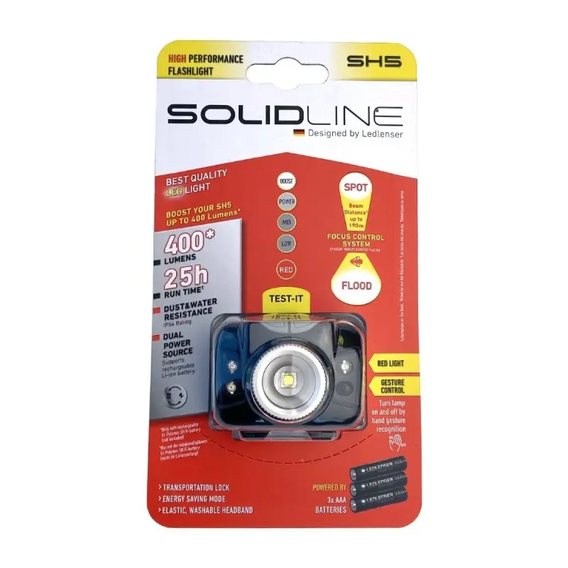 Linterna Frontal SolidLine SH5 350lm