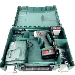 Atornillador de batería BS 12 + Cargador + 2 Baterías