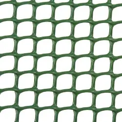 Tela de plástico, luz de 10 x 10 mm.