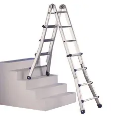 Escalera telescópica...