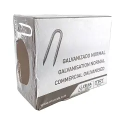 Caja de Grampillones Galvanizados 3KG