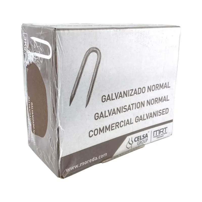 Caja de Grampillones Galvanizados 3KG