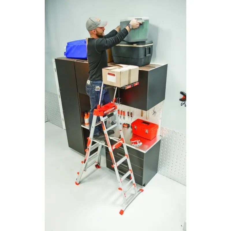 Escalera telescópica con bandeja multifunción Selectstep