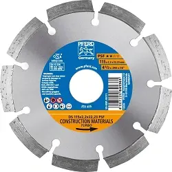 Disco de corte de diamante segmentado DS