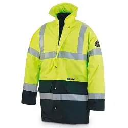 Parka de alta visibilidad combinada 