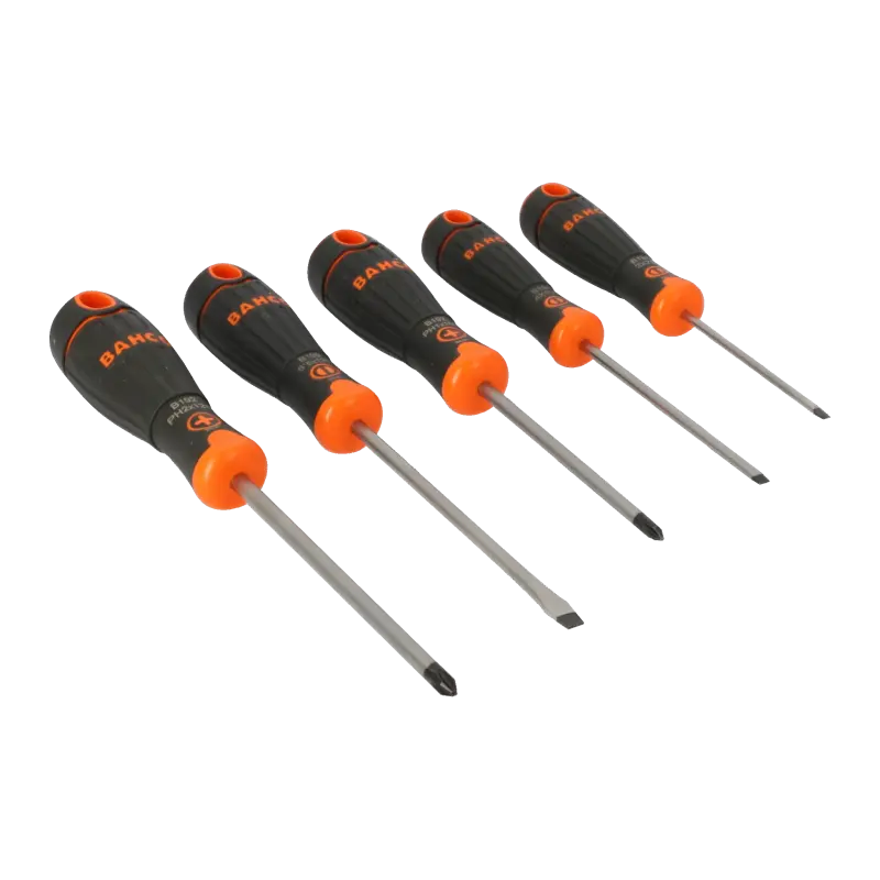 Juego destornilladores BahcoFit 5 piezas.