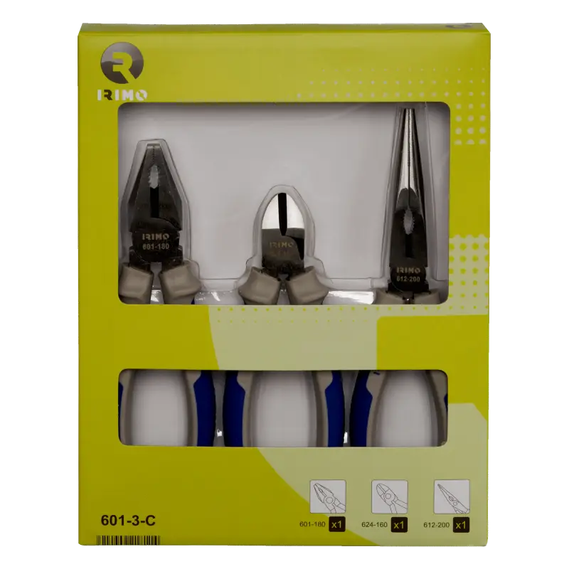 Juego de alicates 601-3-C Irimo